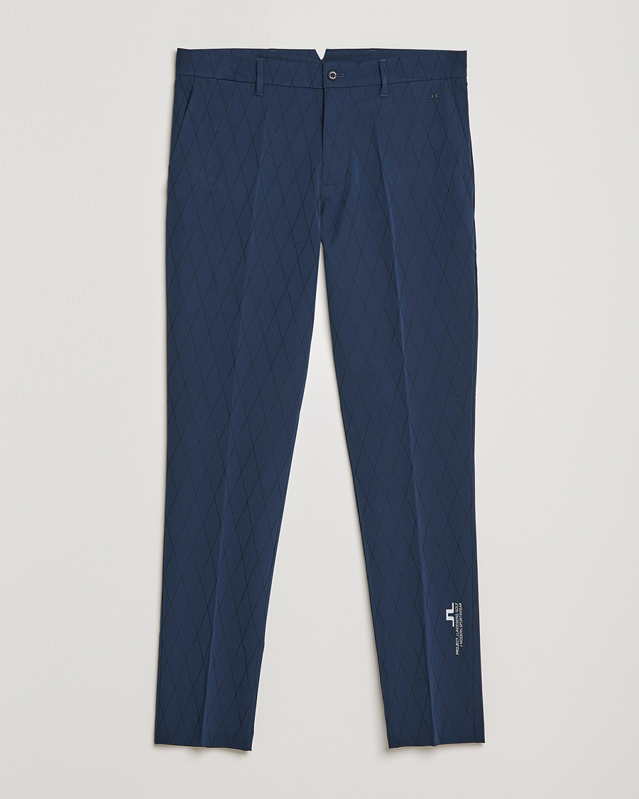 Herre | Bukser | J.Lindeberg | Active Argyle Golf Pants Navy