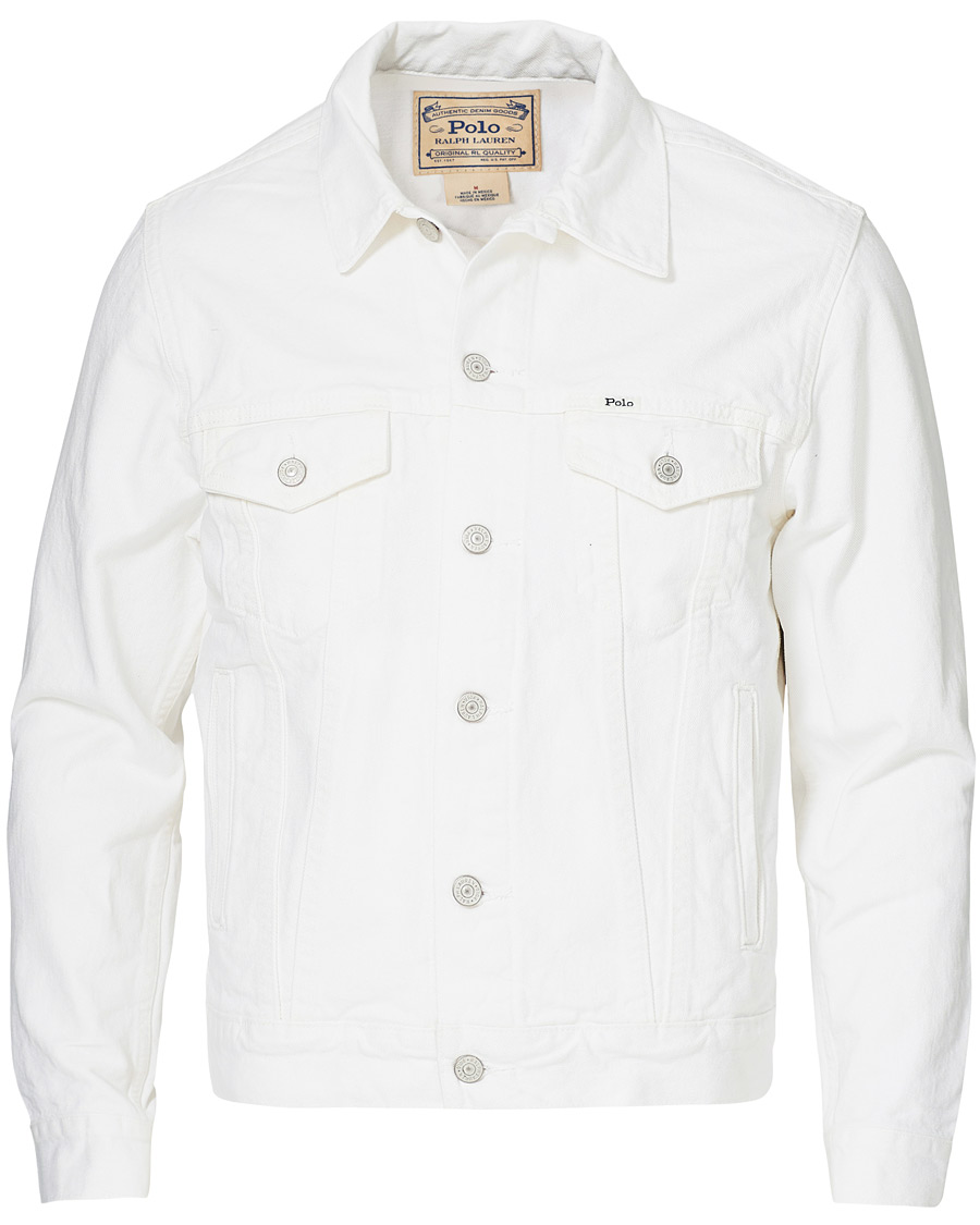 Herre | Jakker | Polo Ralph Lauren | Denim & Supply Icon Trucker Denim Jacket White