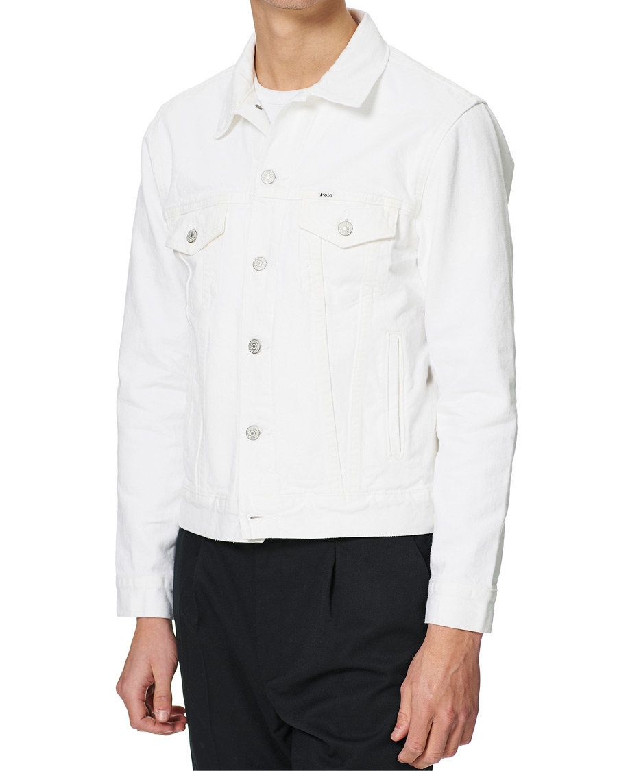 Herre | Jakker | Polo Ralph Lauren | Denim & Supply Icon Trucker Denim Jacket White