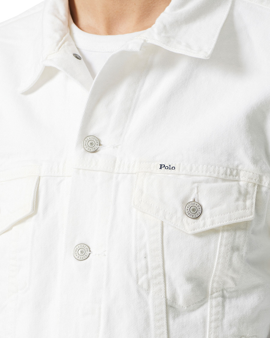 Herre | Jakker | Polo Ralph Lauren | Denim & Supply Icon Trucker Denim Jacket White