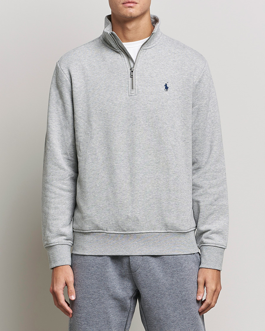 Herre | Trøjer | Polo Ralph Lauren | Fleece Jersey Half Zip Andover Heather