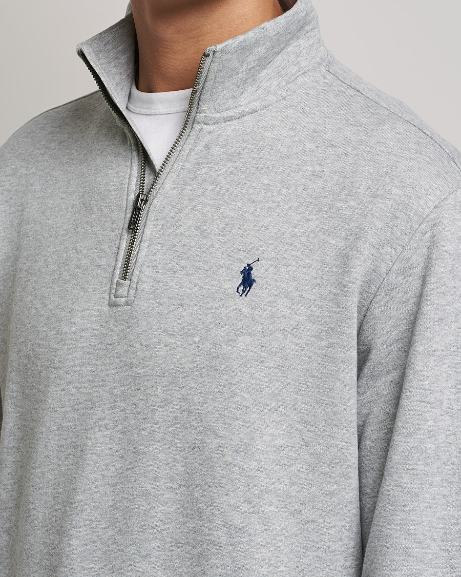 Herre | Trøjer | Polo Ralph Lauren | Fleece Jersey Half Zip Andover Heather