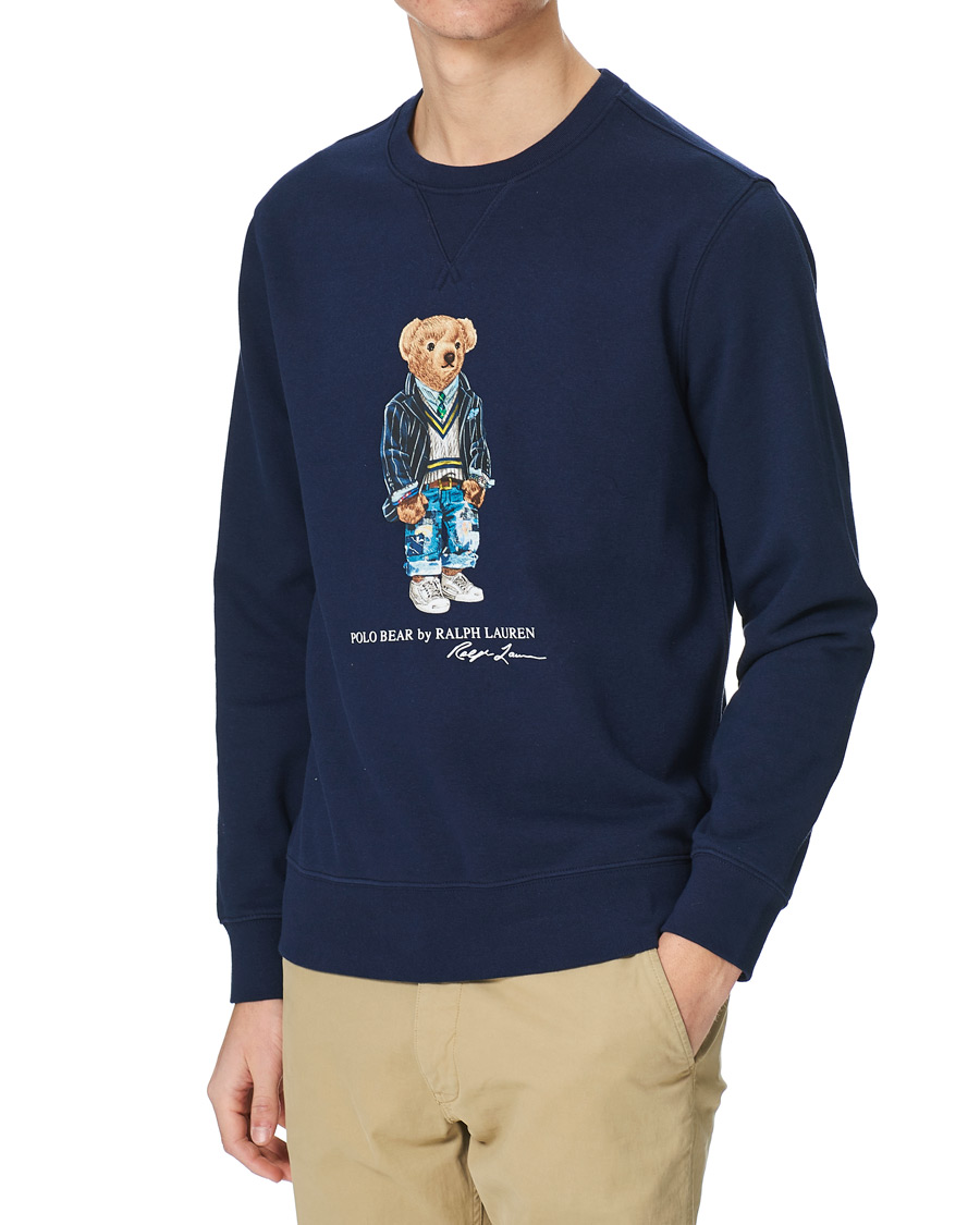Herre | Trøjer | Polo Ralph Lauren | Magic Fleece Bear Sweatshirt Cruise Navy