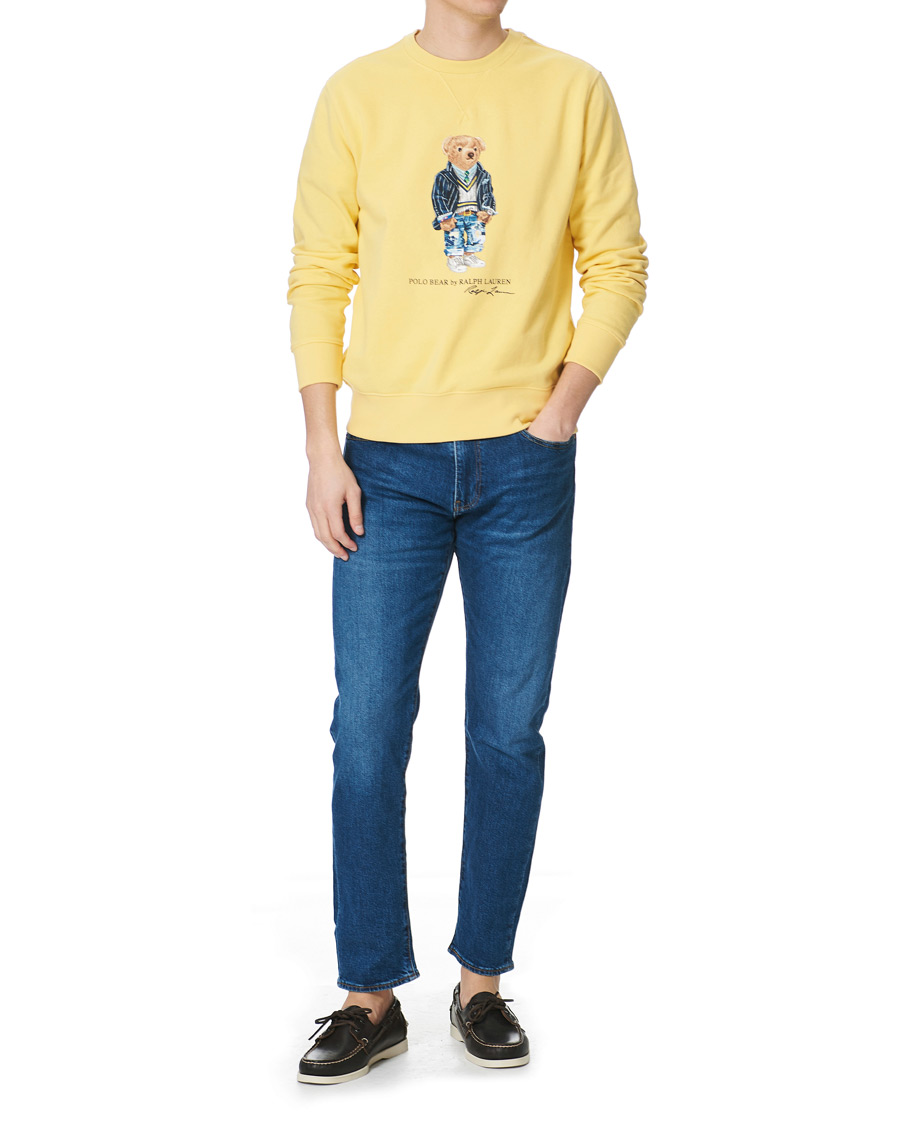 Herre | Trøjer | Polo Ralph Lauren | Magic Fleece Bear Sweatshirt Empire Yellow