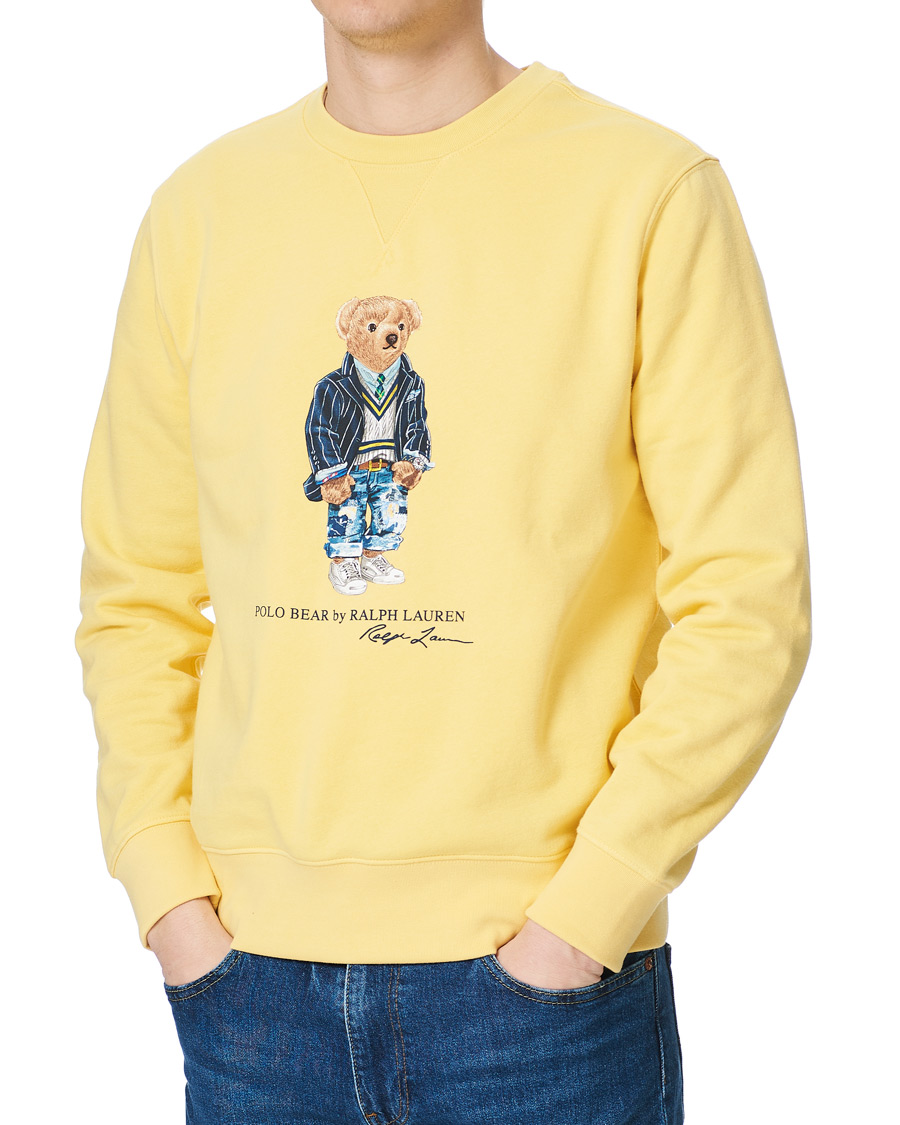 Herre | Trøjer | Polo Ralph Lauren | Magic Fleece Bear Sweatshirt Empire Yellow