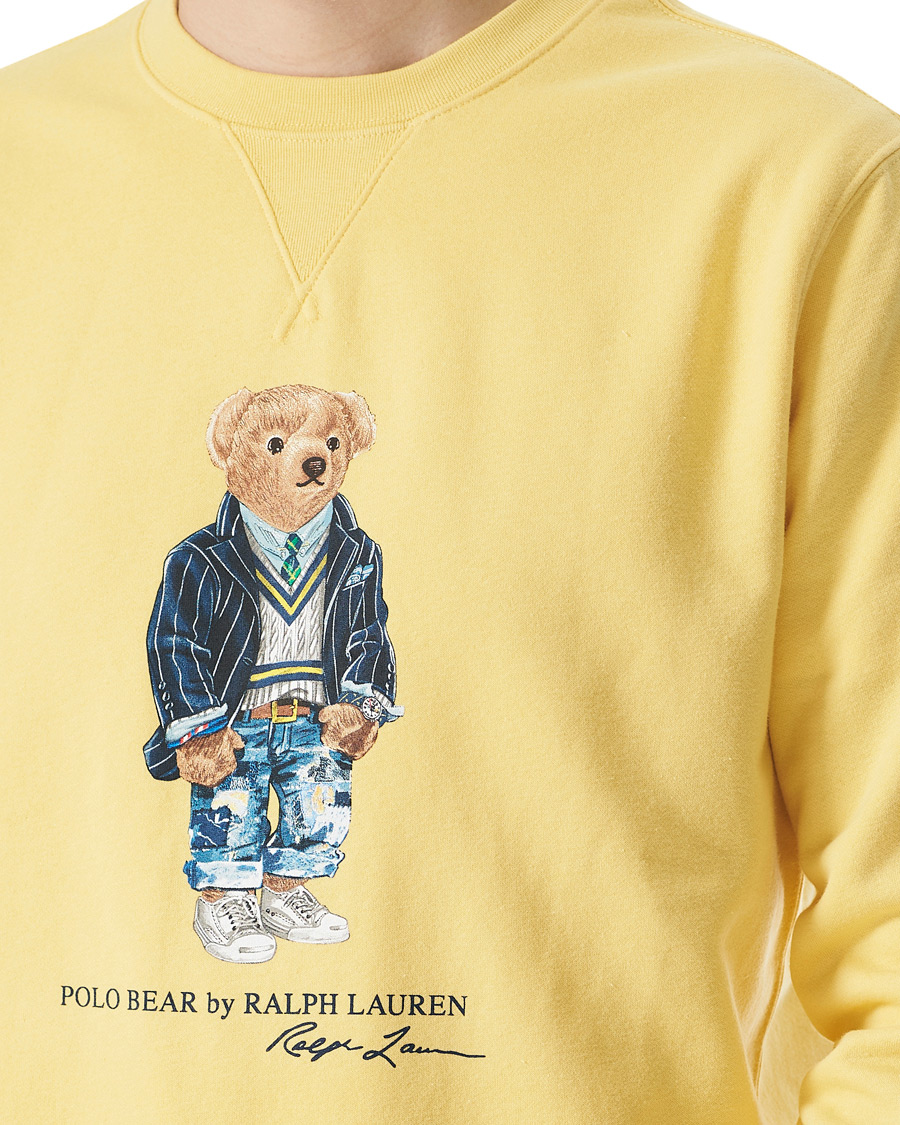 Herre | Trøjer | Polo Ralph Lauren | Magic Fleece Bear Sweatshirt Empire Yellow