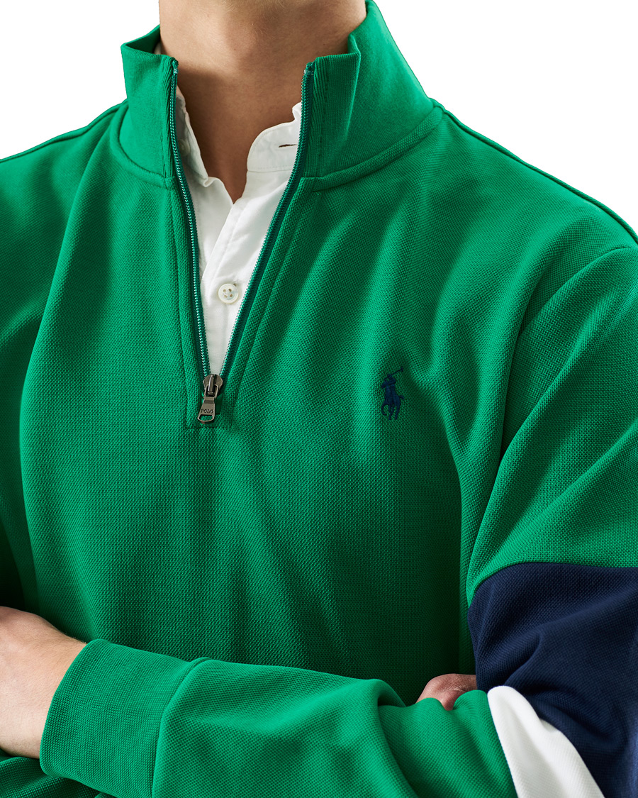 Herre | Trøjer | Polo Ralph Lauren | Tech Half-Zip Sweater Cruise Green