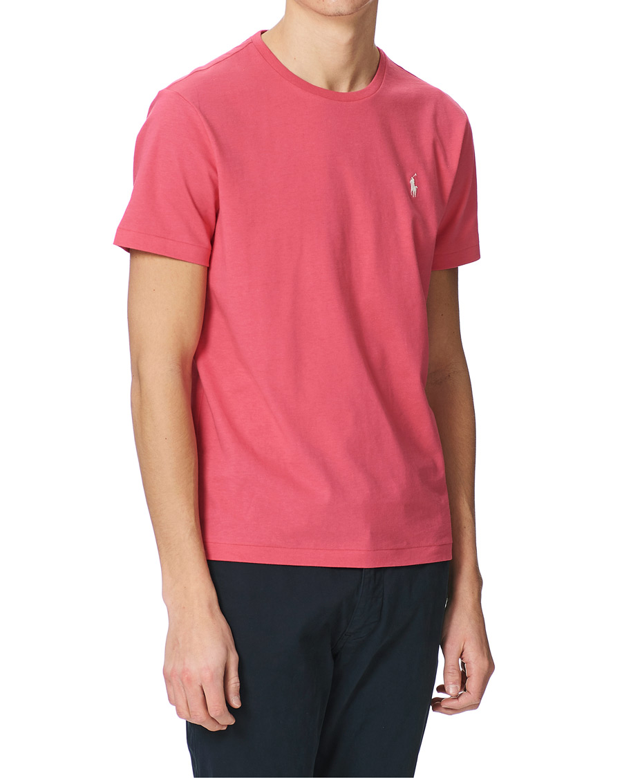 Herre | T-Shirts | Polo Ralph Lauren | Crew Neck Tee Hot Pink