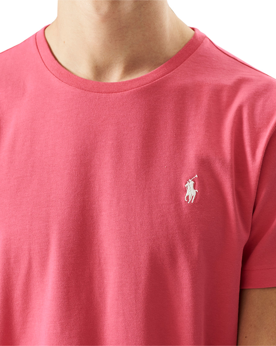 Herre | T-Shirts | Polo Ralph Lauren | Crew Neck Tee Hot Pink