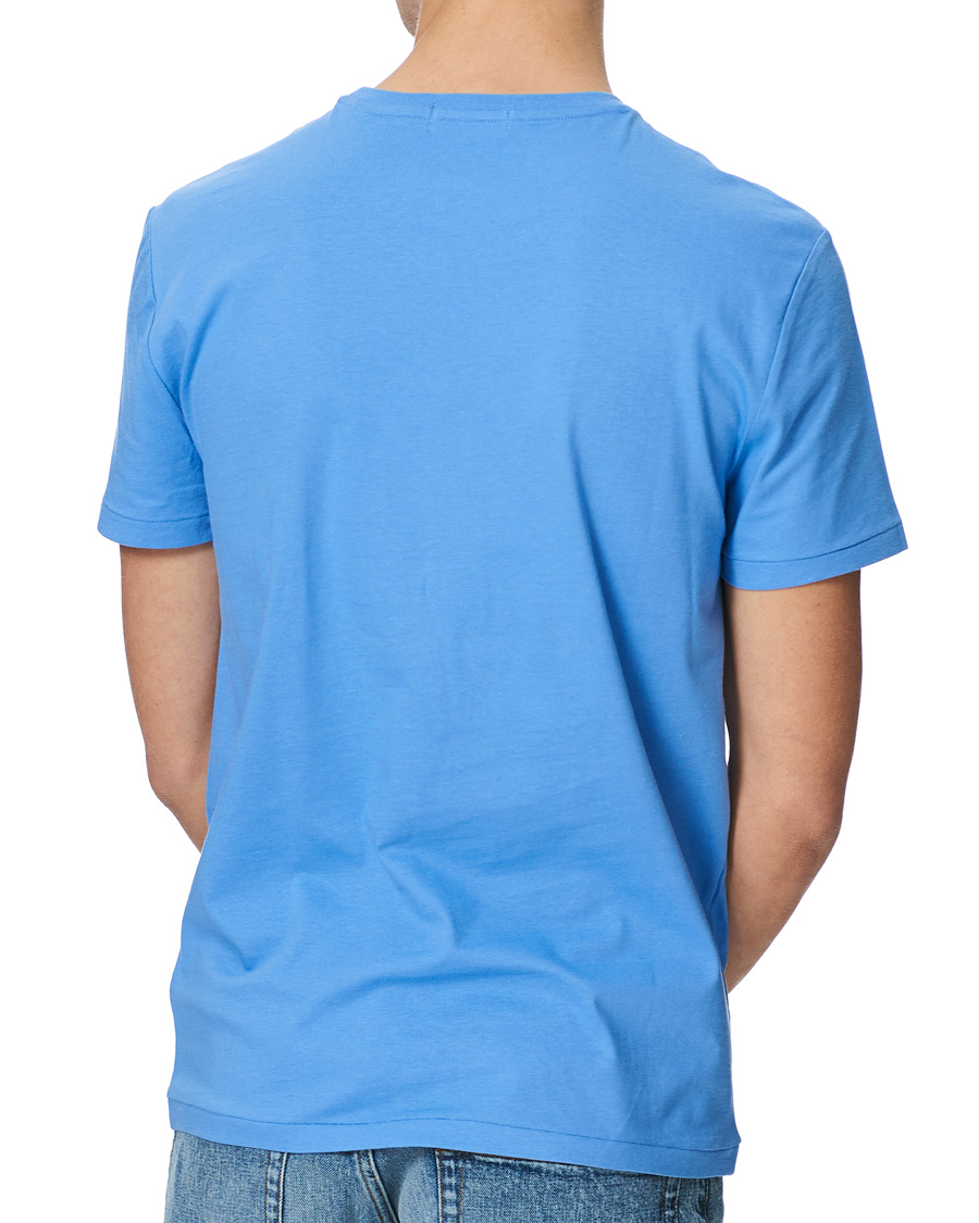 Herre | T-Shirts | Polo Ralph Lauren | Logo Crew Neck Tee Harbour Island Blue