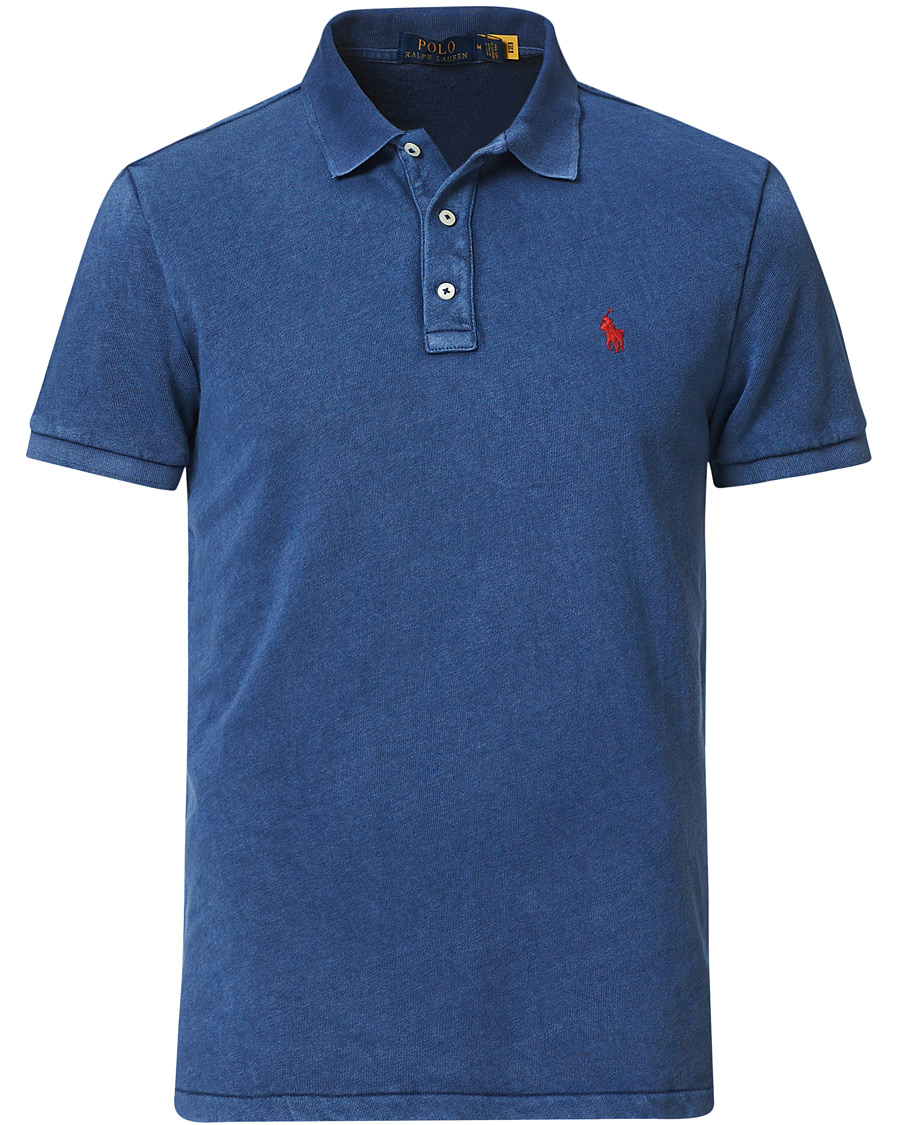 Herre | Polotrøjer | Polo Ralph Lauren | Custom Fit Spa Terry Polo Light Navy