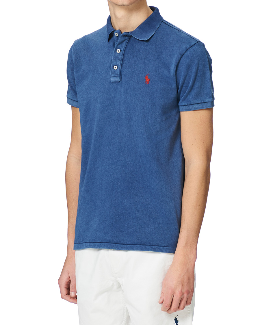 Herre | Polotrøjer | Polo Ralph Lauren | Custom Fit Spa Terry Polo Light Navy