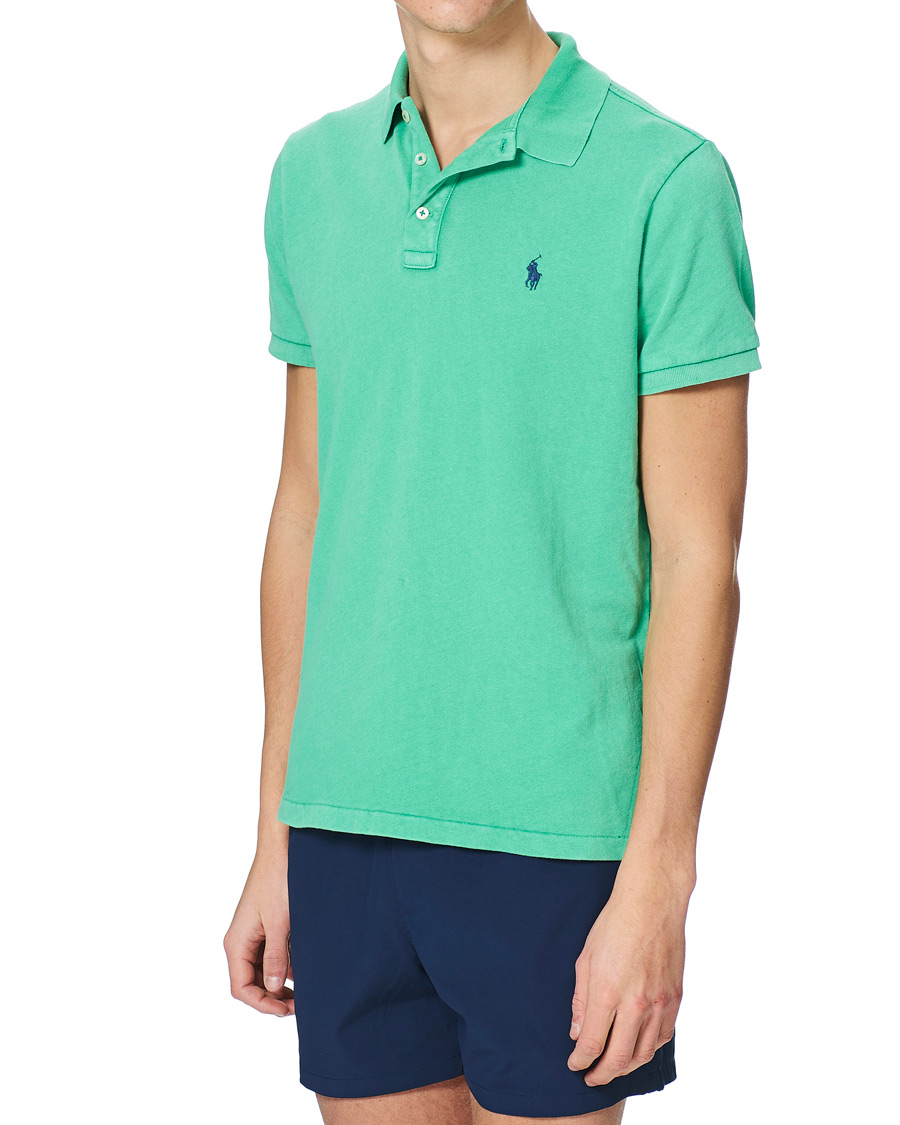 Herre | Polotrøjer | Polo Ralph Lauren | Custom Fit Spa Terry Polo Cabo Green