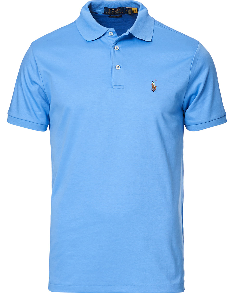 Herre | Polotrøjer | Polo Ralph Lauren | Luxury Pima Cotton Polo Harbour Island Blue