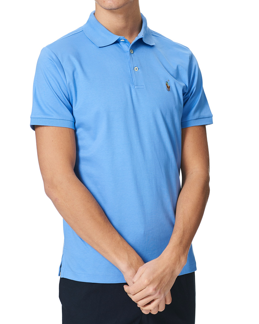 Herre | Polotrøjer | Polo Ralph Lauren | Luxury Pima Cotton Polo Harbour Island Blue