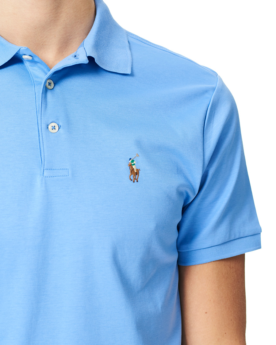 Herre | Polotrøjer | Polo Ralph Lauren | Luxury Pima Cotton Polo Harbour Island Blue