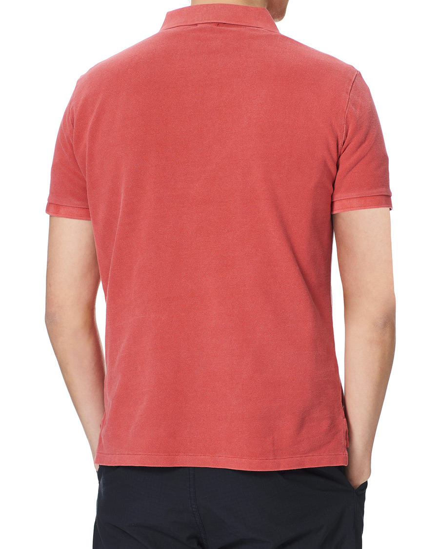Herre | Polotrøjer | Polo Ralph Lauren | Custom Slim Fit Garment Dyed Polo Starboard Red
