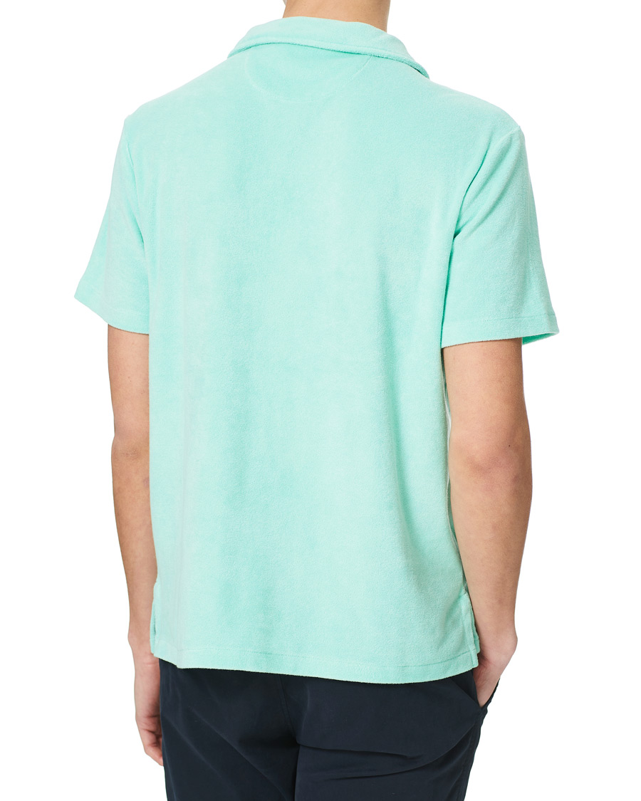 Herre | Polotrøjer | Polo Ralph Lauren | Lightweight Cotton Terry Polo Aqua Verde