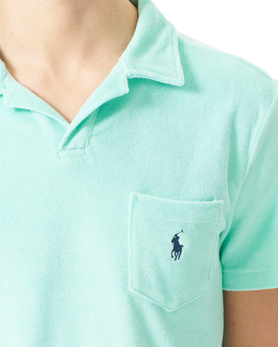 Herre | Polotrøjer | Polo Ralph Lauren | Lightweight Cotton Terry Polo Aqua Verde