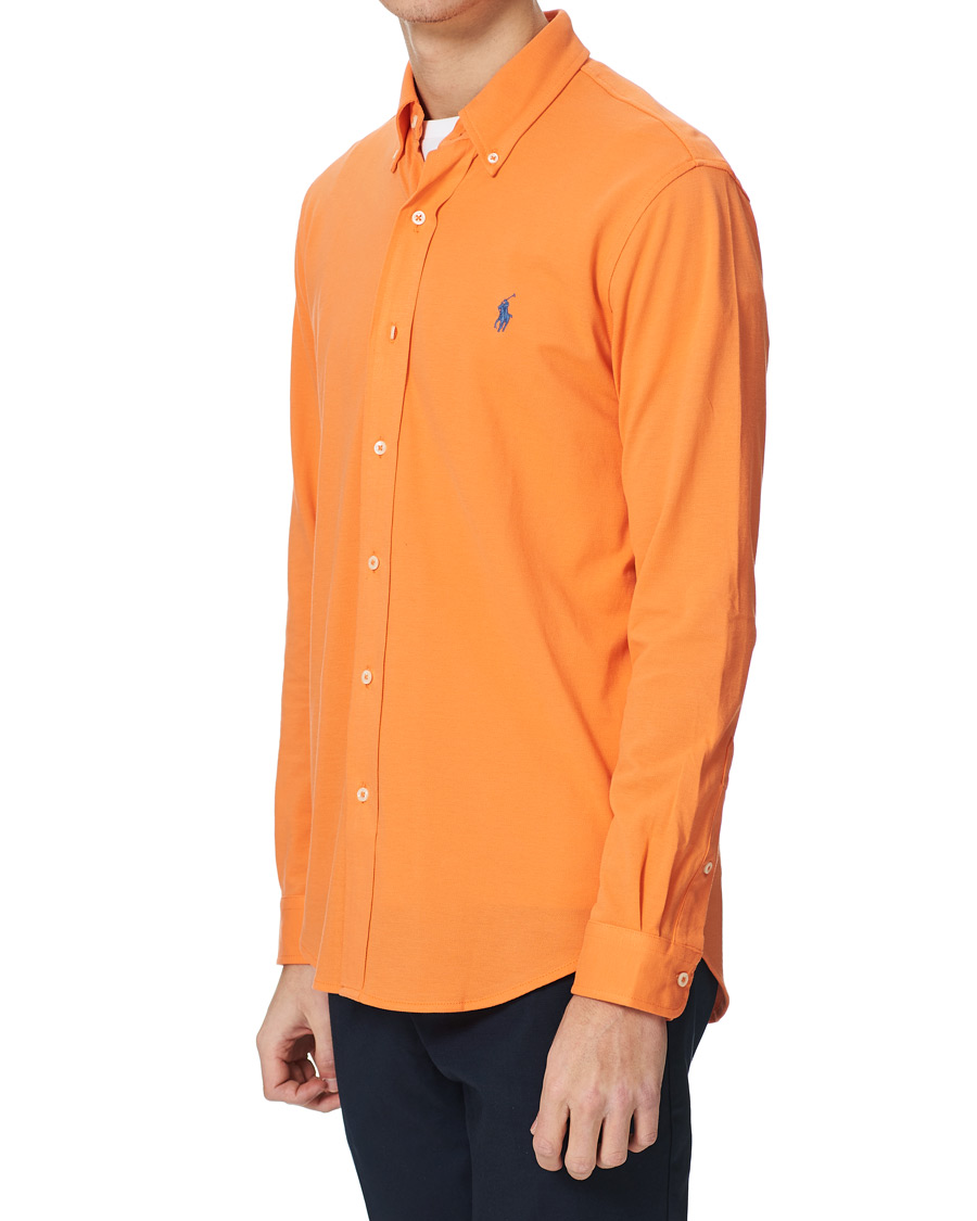 Herre | Skjorter | Polo Ralph Lauren | Featherweight Mesh Shirt May Orange