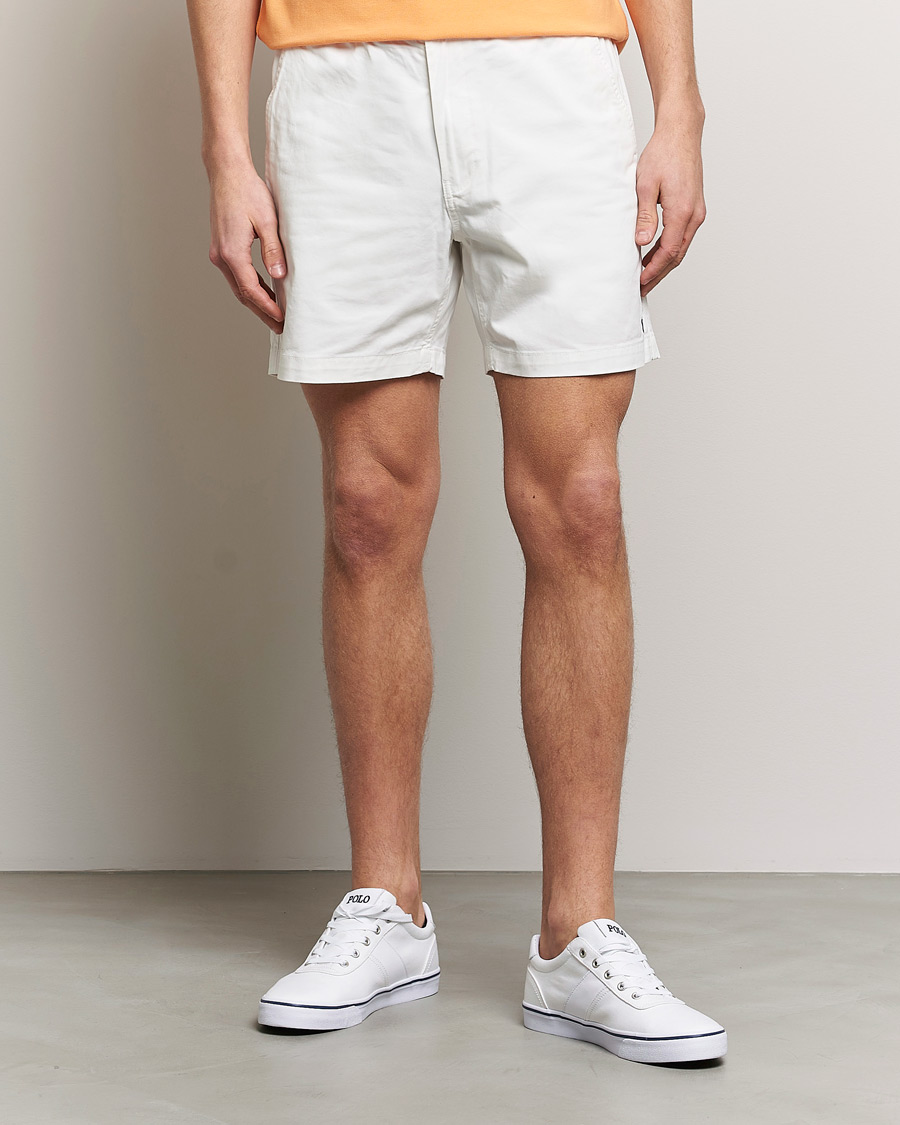 Herre | Drawstringshorts | Polo Ralph Lauren | Prepster Shorts Deckwash White