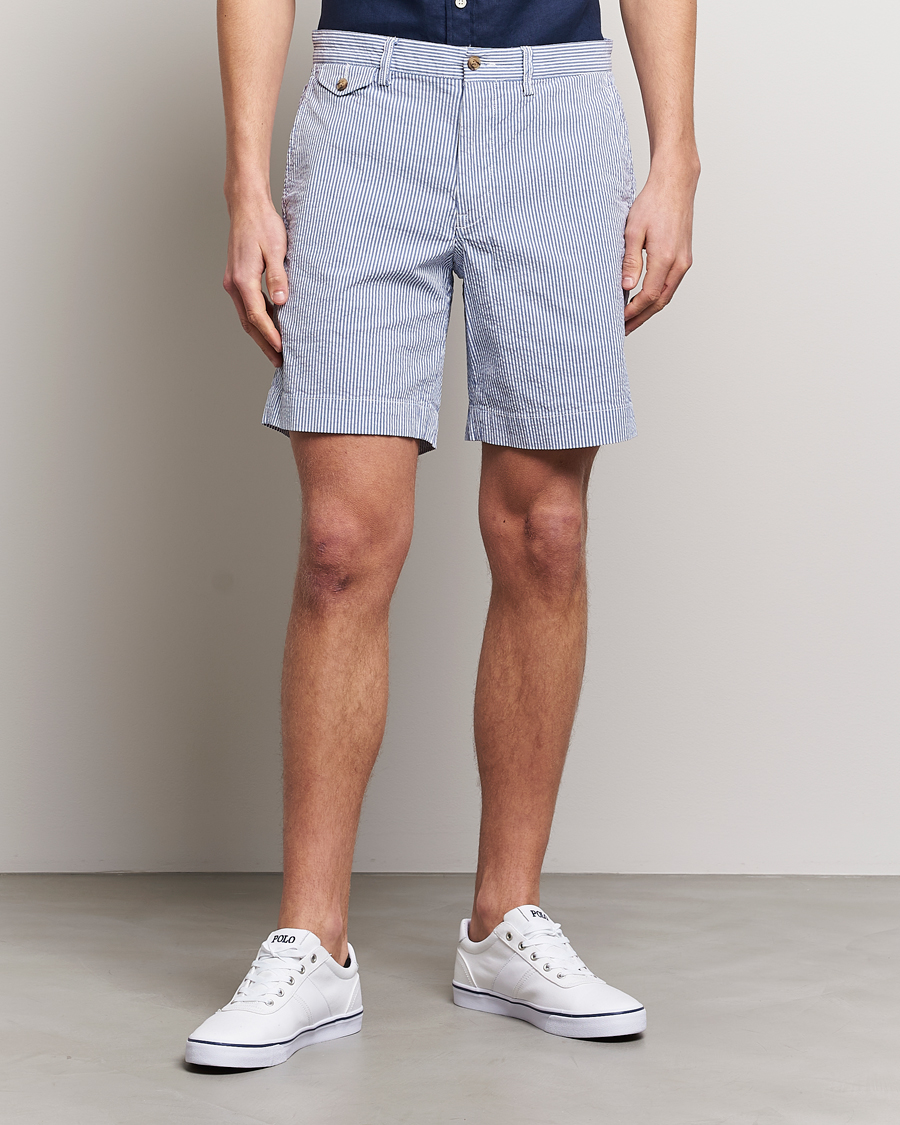 Herre | Chino shorts | Polo Ralph Lauren | Bedford Seersucker Shorts Blue/White