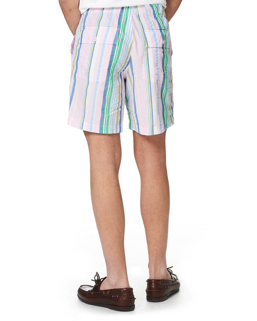Herre | Shorts | Polo Ralph Lauren | Seersucker Striped Drawstring Shorts Multi