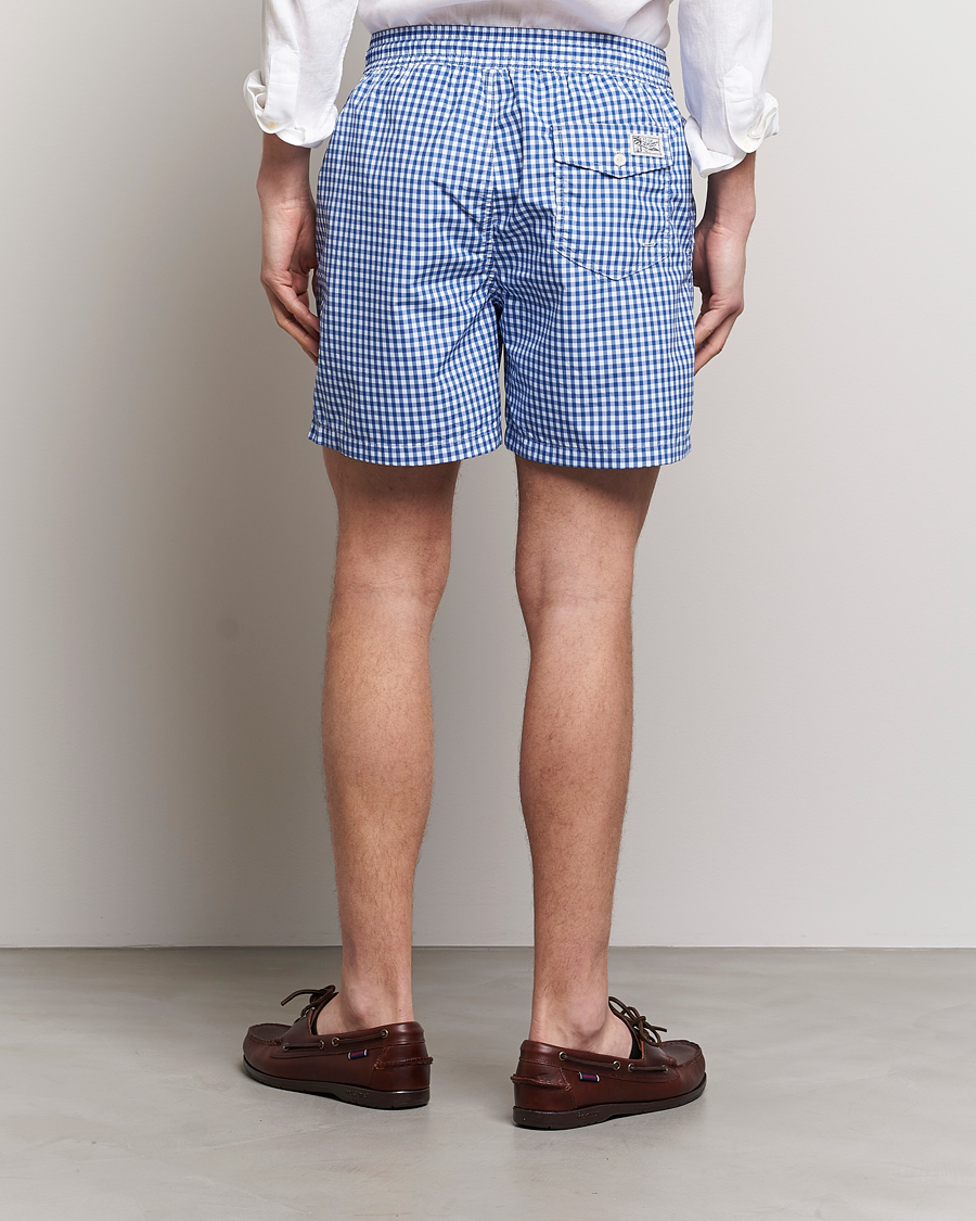 Herre | Badebukser | Polo Ralph Lauren | Traveler Gingham Swimshorts Cruise Royal