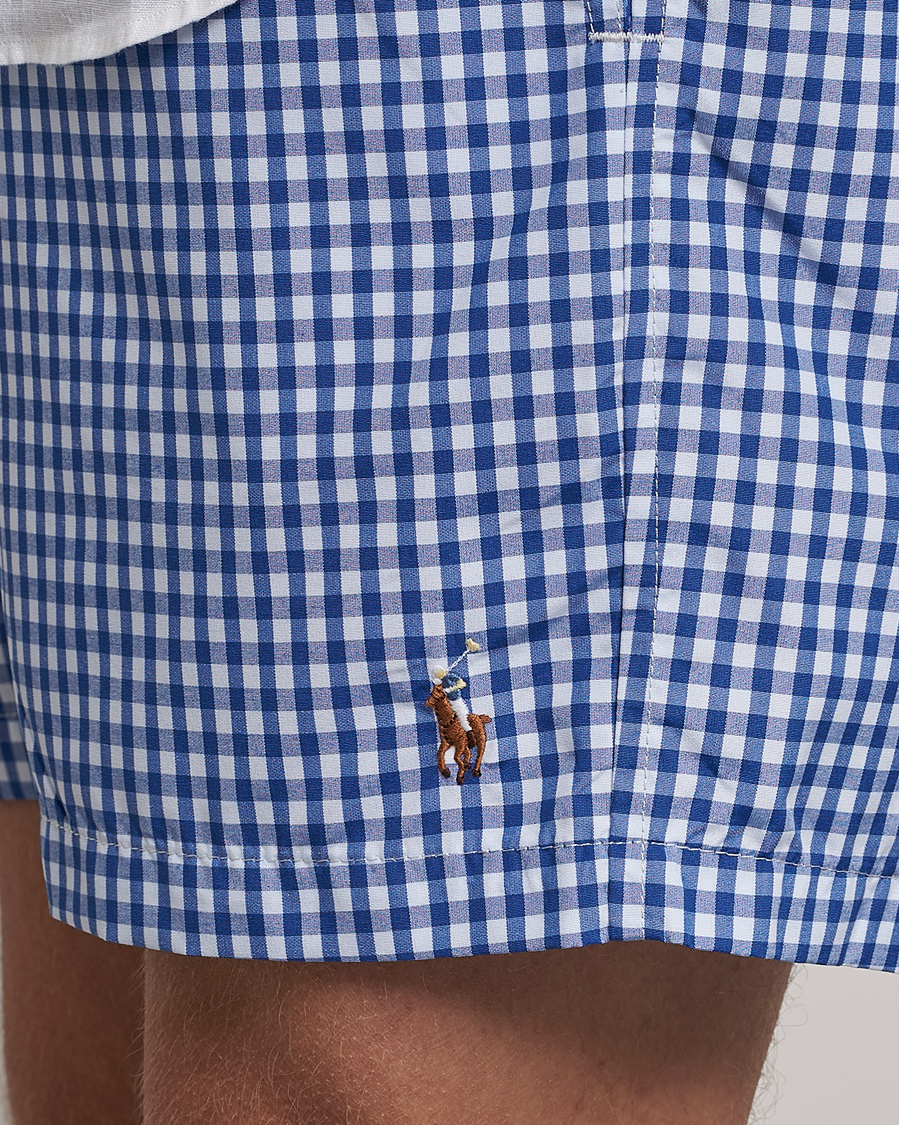 Herre | Badebukser | Polo Ralph Lauren | Traveler Gingham Swimshorts Cruise Royal