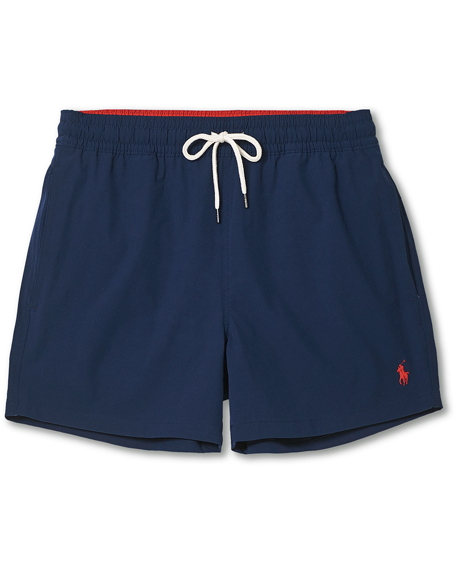 Herre | Badebukser | Polo Ralph Lauren | Recycled Slim Traveler Swimshorts Newport Navy