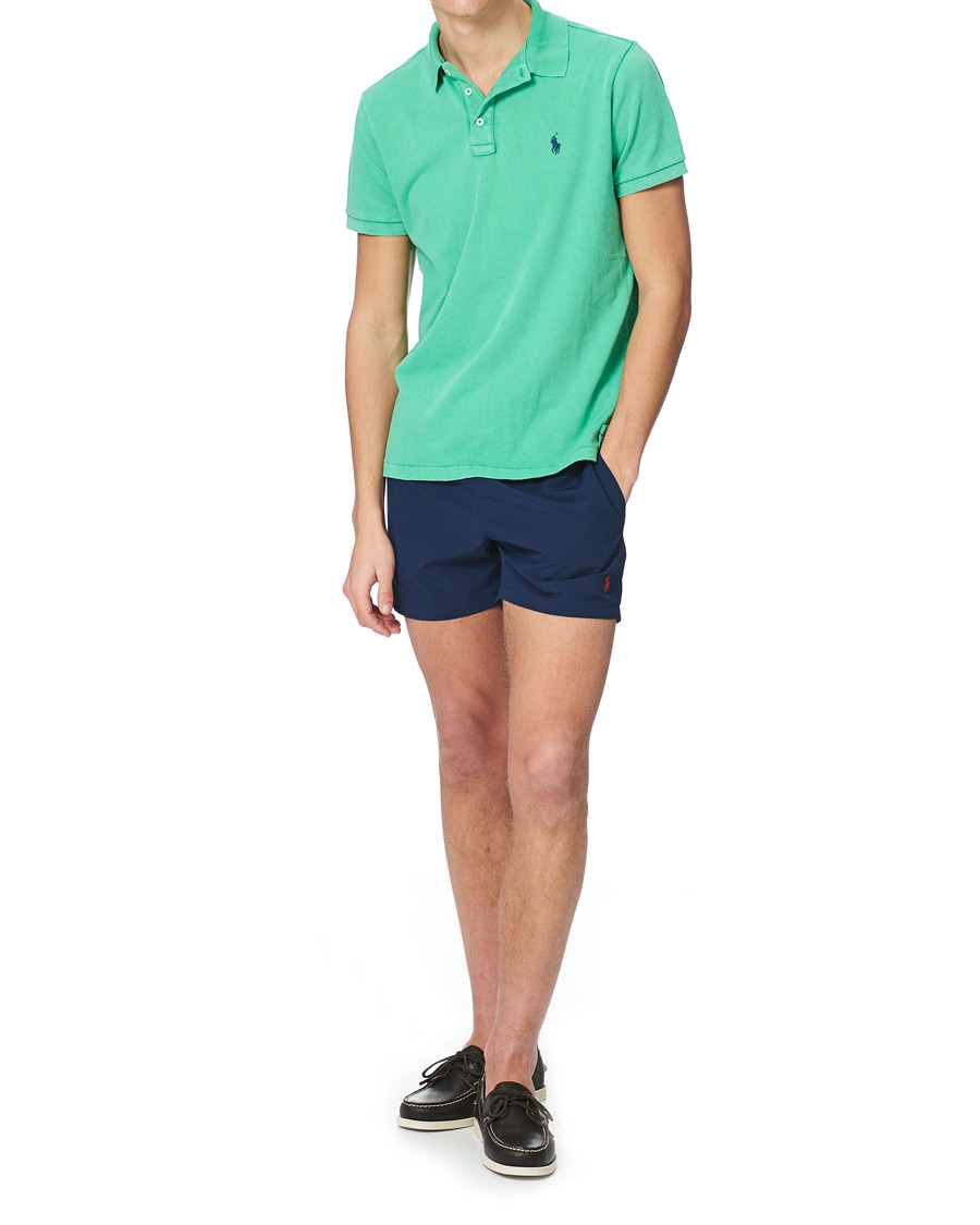 Herre | Badebukser | Polo Ralph Lauren | Recycled Slim Traveler Swimshorts Newport Navy