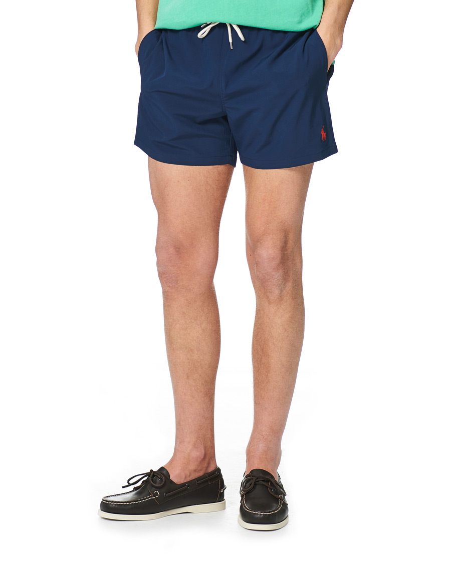 Herre | Badebukser | Polo Ralph Lauren | Recycled Slim Traveler Swimshorts Newport Navy