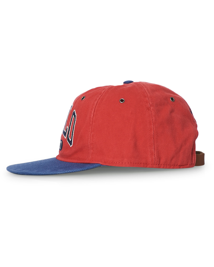 Herre | Polo Ralph Lauren Retro Cotton/Twill Cap Starboard Red | Polo Ralph Lauren | Retro Cotton/Twill Cap Starboard Red