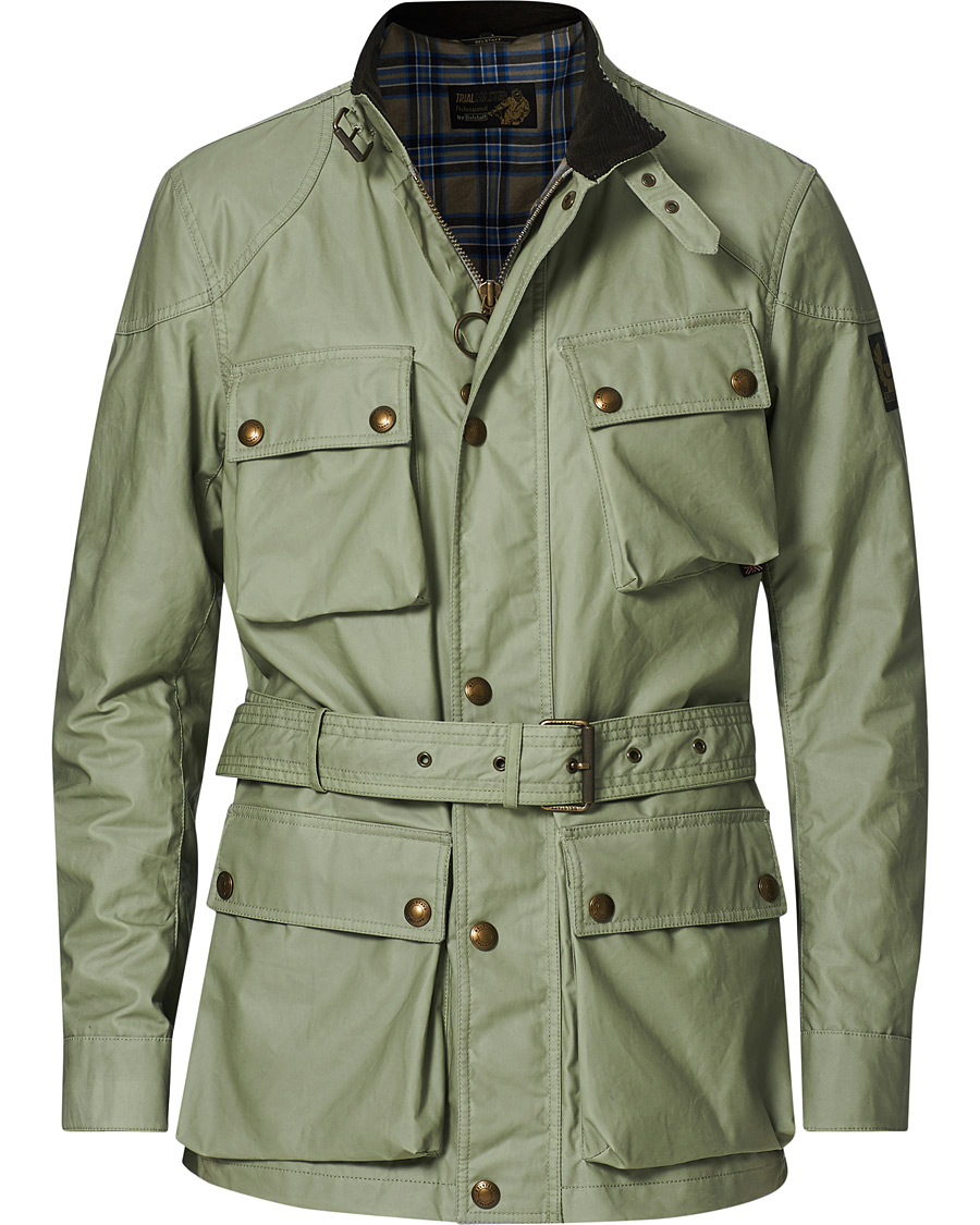 Herre | Jakker | Belstaff | Trialmaster Waxed Jacket Laurel Green