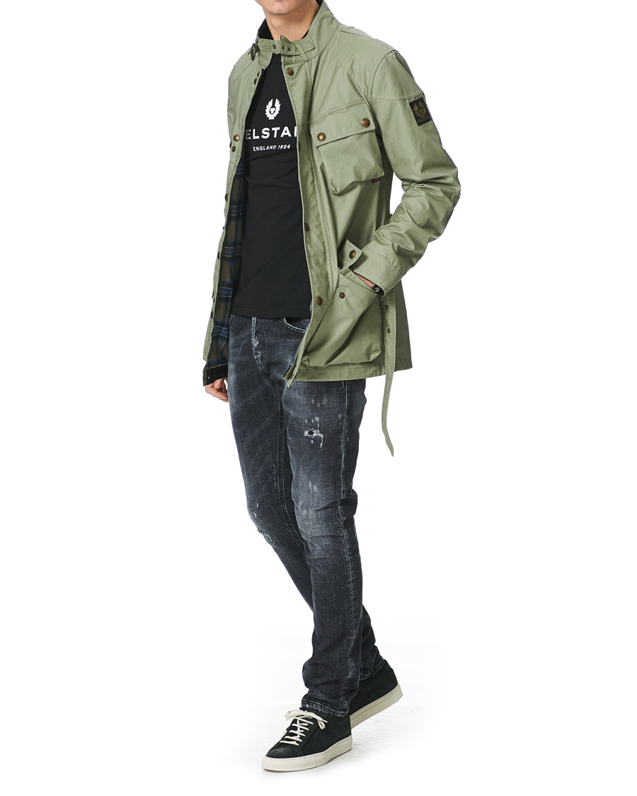 Herre | Jakker | Belstaff | Trialmaster Waxed Jacket Laurel Green