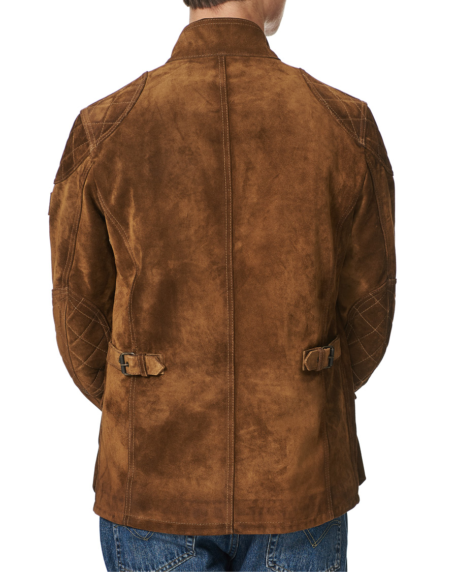 Herre | Jakker | Belstaff | Fieldbrook Suede Jacket Light Camel