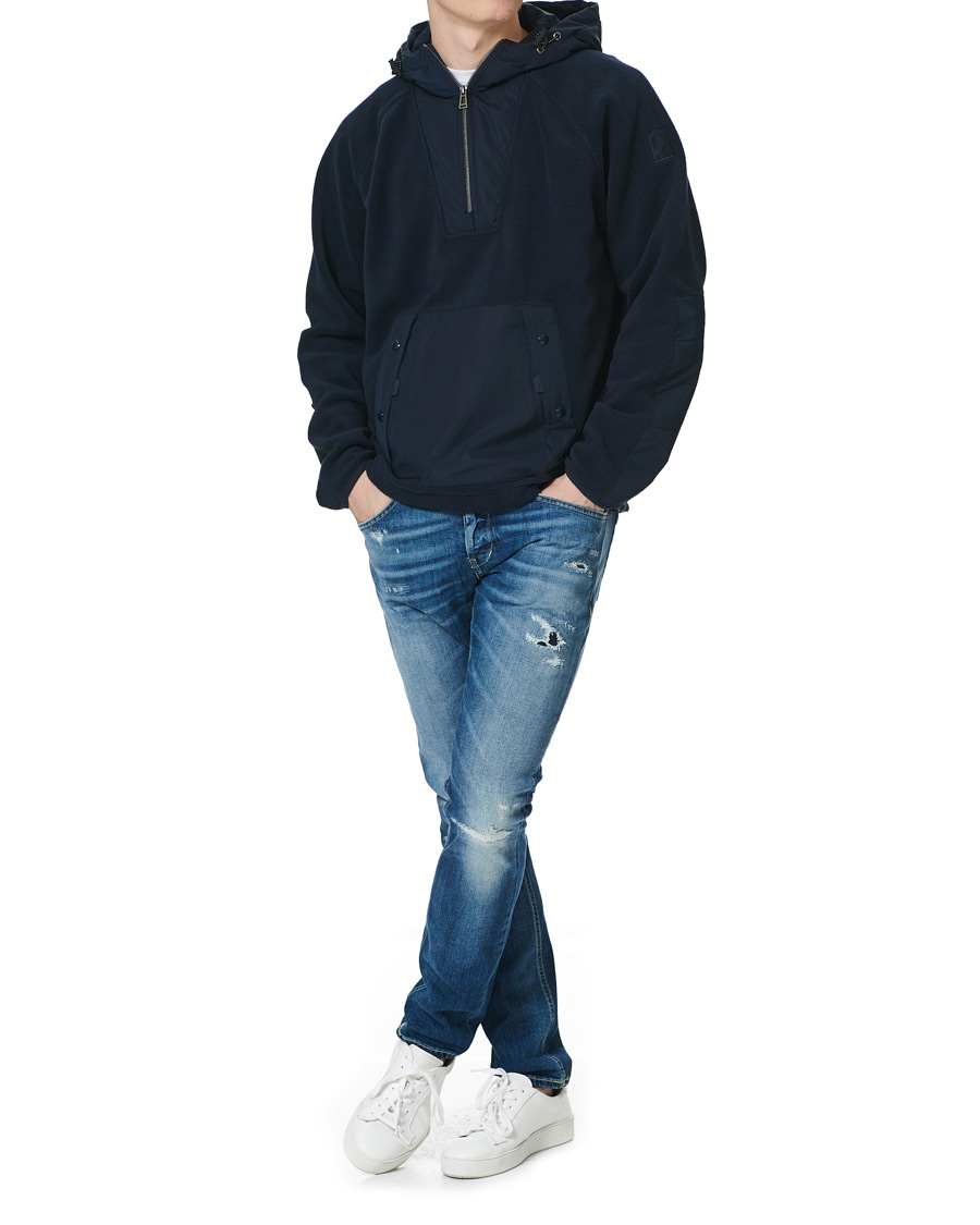 Herre | Trøjer | Belstaff | Atlantic Pile Pullover Dark Ink