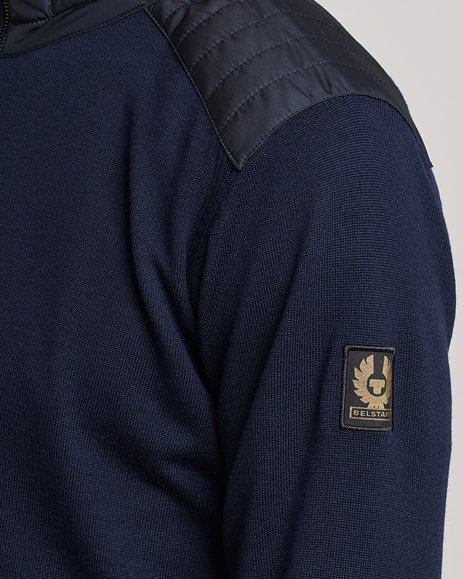 Herre | Trøjer | Belstaff | Kelby Zip Cardigan Navy