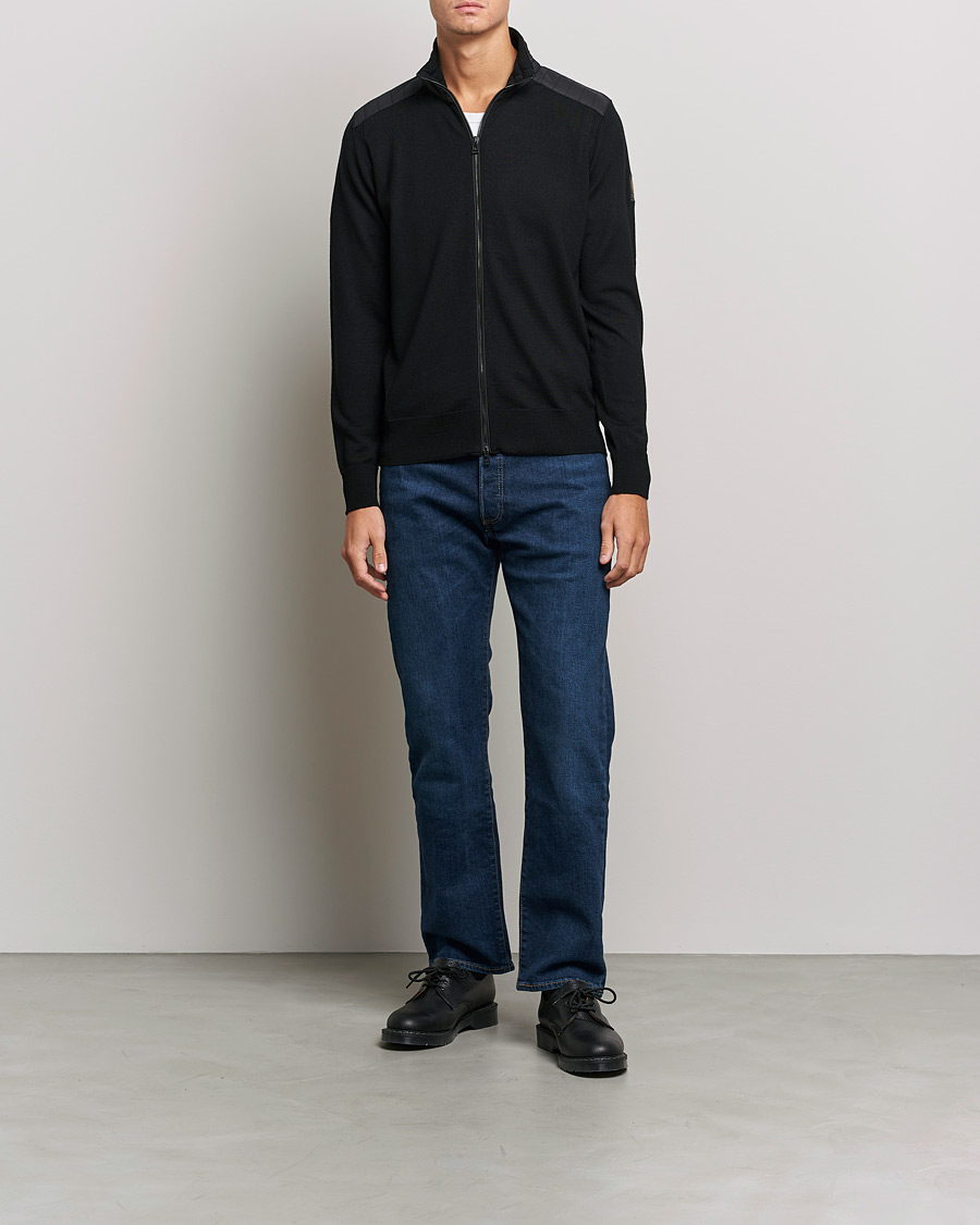 Herre | Trøjer | Belstaff | Kelby Zip Cardigan Black