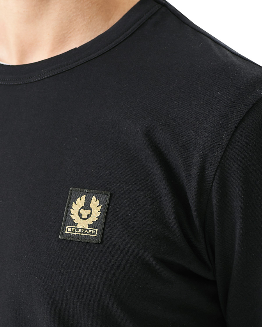 Herre | T-Shirts | Belstaff | Long Sleeve Logo Tee Black