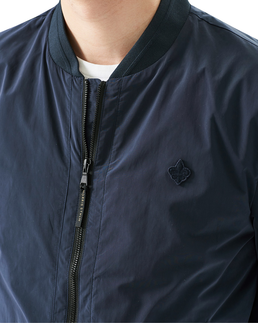 Herre | Jakker | Morris | Nicolas Nylon Bomber Jacket Old Blue