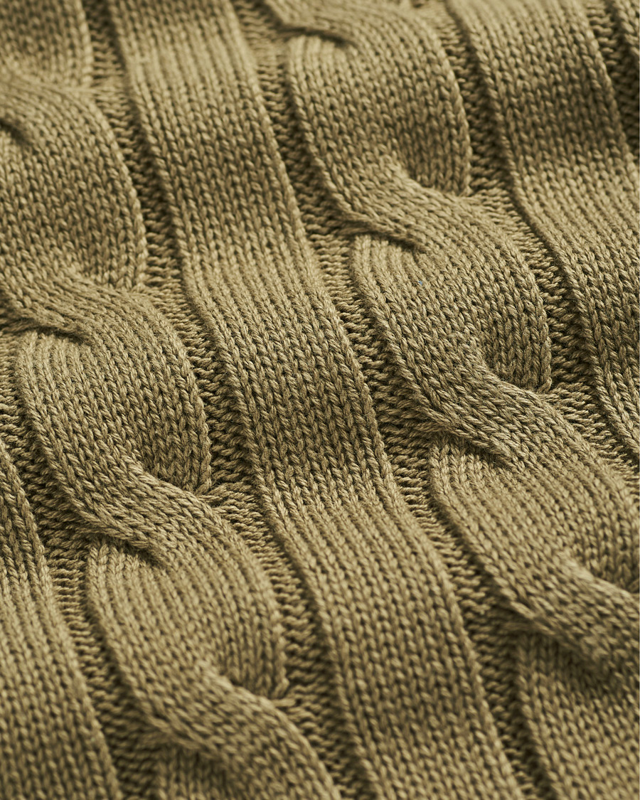 Herre | Trøjer | Morris | Marlebone Cable Half-Zip Green