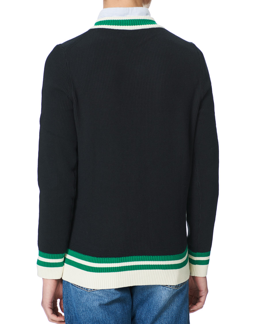 Herre | Trøjer | Morris | Willoughby V-Neck Cricket Sweater Navy