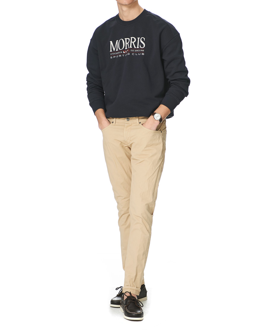 Herre | Trøjer | Morris | Buxton Logo Sweatshirt Navy