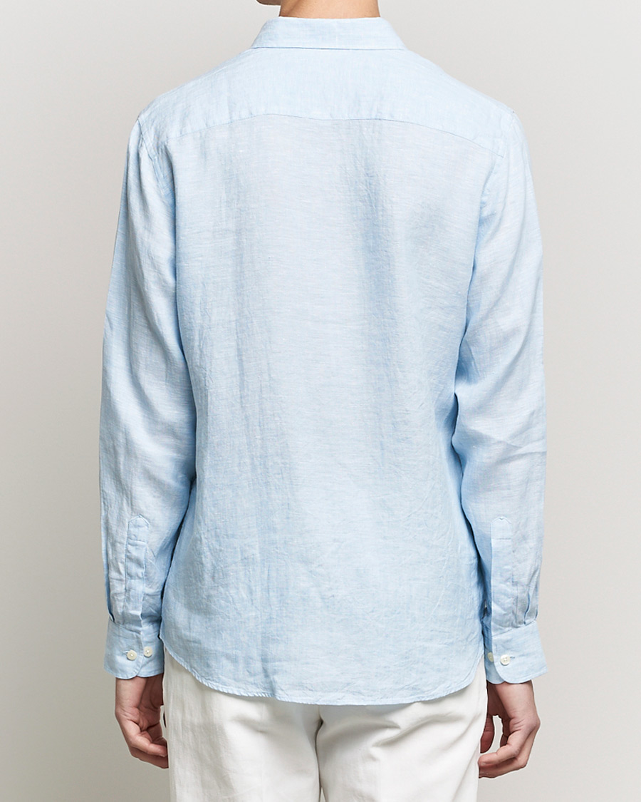 Herre | Skjorter | Morris | Douglas Linen Shirt Light blue