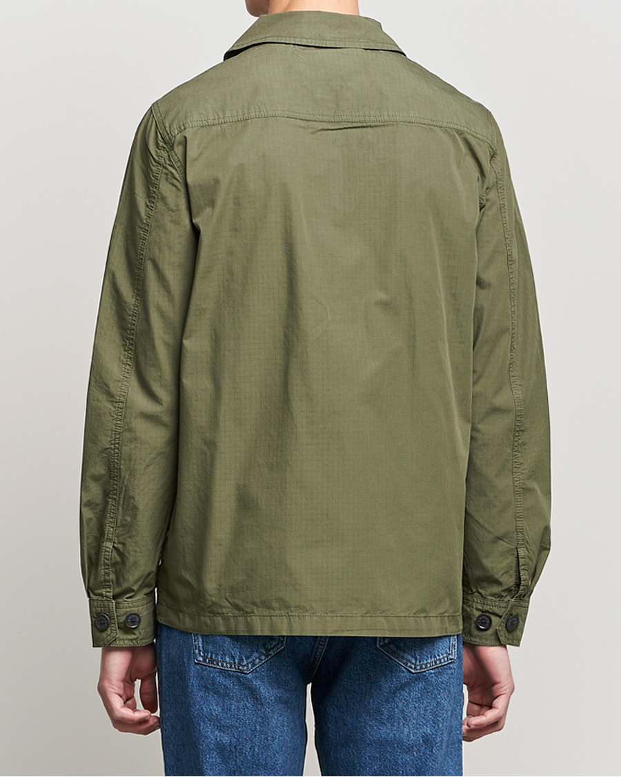 Herre | Skjorter | Morris | Morley Ripstop Shirt Jacket Olive