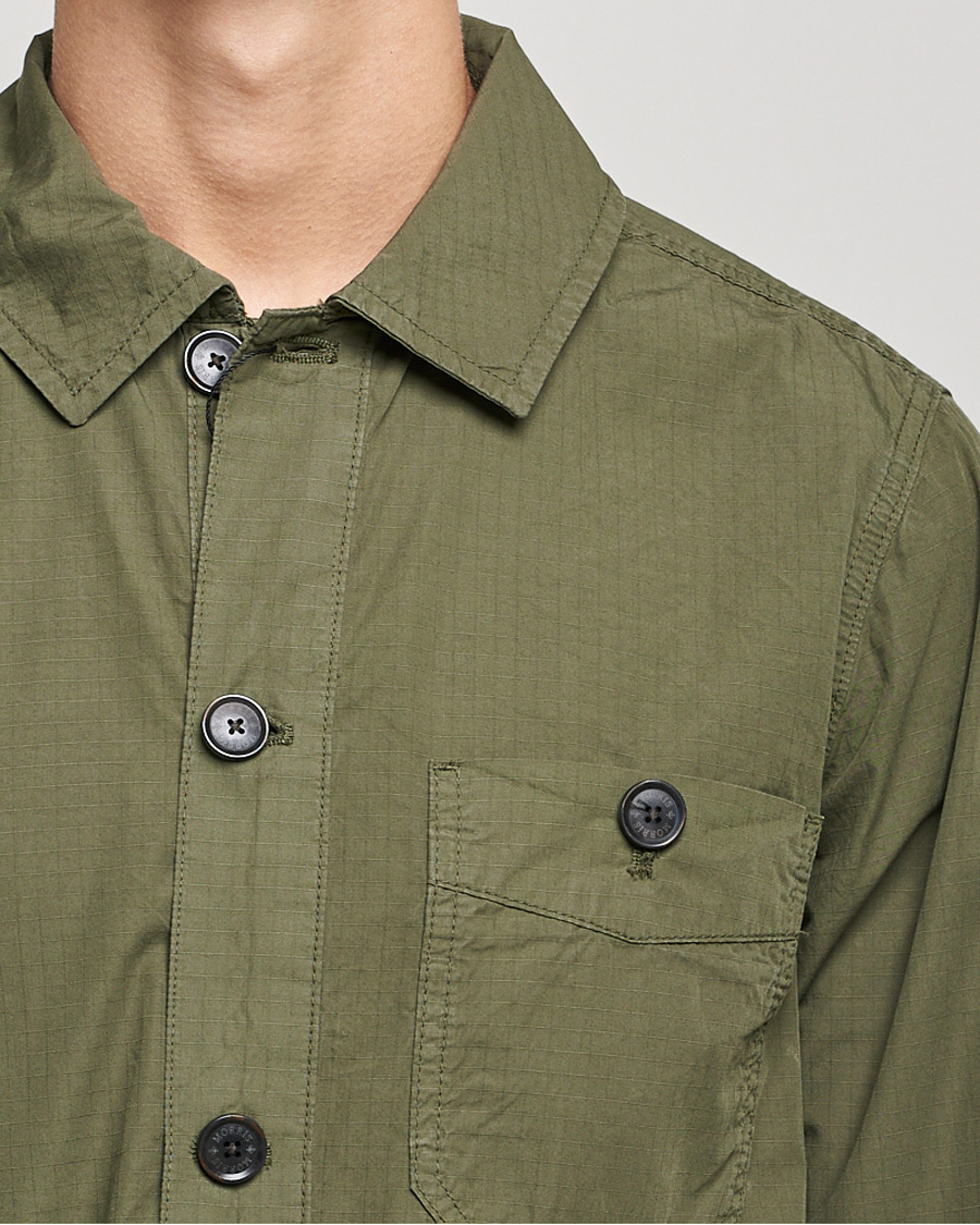 Herre | Skjorter | Morris | Morley Ripstop Shirt Jacket Olive