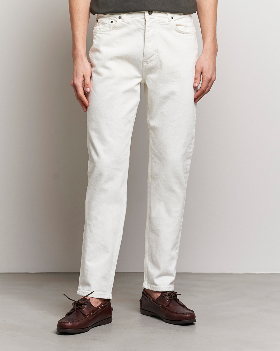 Herre |  | Morris | Jermyn Cotton Jeans Off White