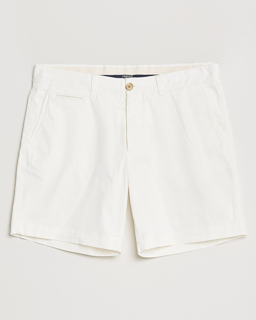 Herre | Shorts | Morris | Light Twill Chino Shorts White