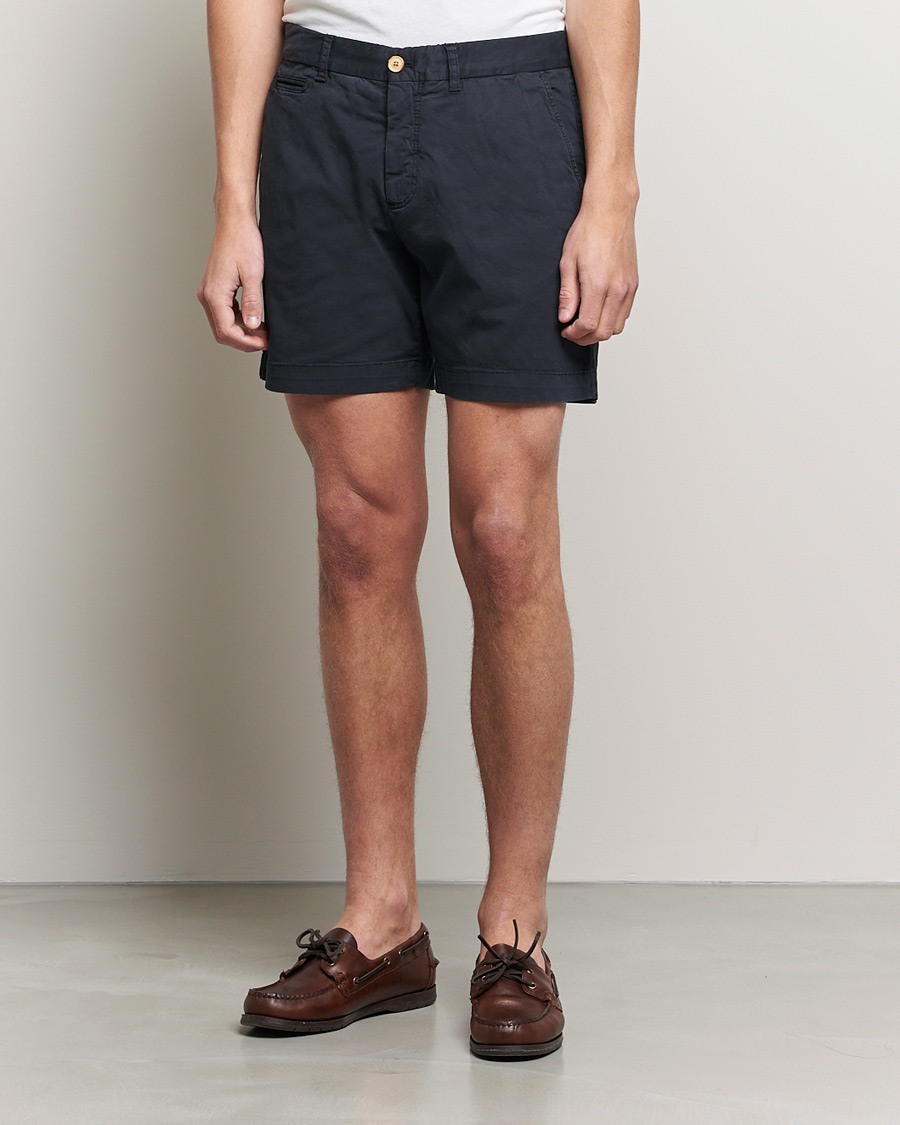Herre |  | Morris | Light Twill Chino Shorts Navy